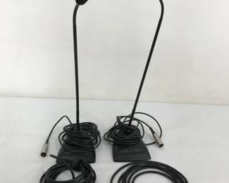 Shure Microflex Gooseneck Microphones & XLR Cables