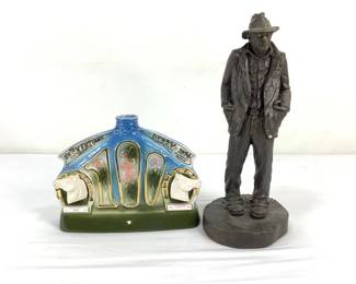 Michael Garman Sculpture and Kentucky Derby Decanter