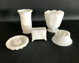 Hazel Atlas, Indiana Glass, Imperial and EO Brody Milk Glass
