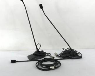 Shure Microflex Gooseneck Microphones & XLR Mic Cable