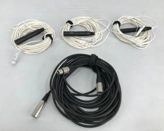 AKG CHM99 Hanging Condenser Microphones, XLR Audio Cable & Live Wire Audio Interconnect Cable