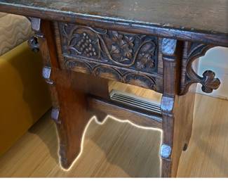 Nice vintage side table. $250