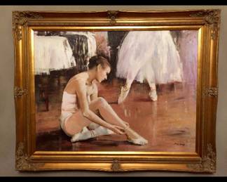 Hans Amis  framed art 39x49   Original.  Very good piece. $950.  On line it’s more 