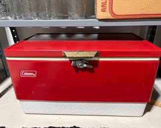 vintage Coleman cooler