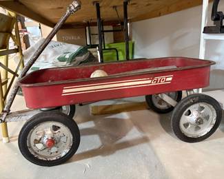 Vintage 1960's GTO pull wagon with original paint