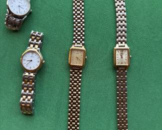 Beautiful selection of Women's watches including 1990's Omega Davill and two Seiko watches