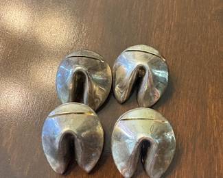 Beautiful set of Lenox fortune cookie place card holders