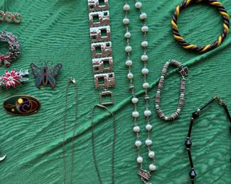 Women's silver and silver plated jewelry