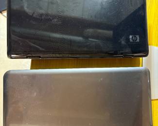 two HP laptop computers available