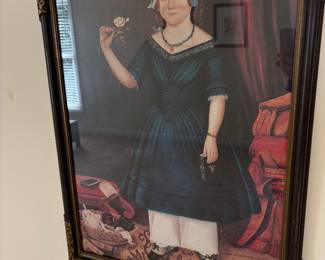 Framed Jane Henrietta Russell by Joseph Whiting