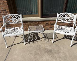 Additional chairs for outdoor table