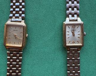Photos of the two women's Seiko watches