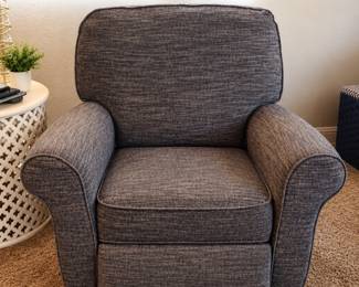 Cozy Charcoal Armchair Living Room