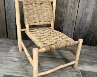 Handcrafted Woven accent chair