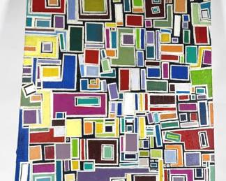 Rhee Lightner Signed Abstract Painting