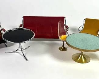 Miniature Doll Furniture Set, MCM