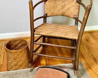 Early 20th Century Barrel Back Rocking Chair