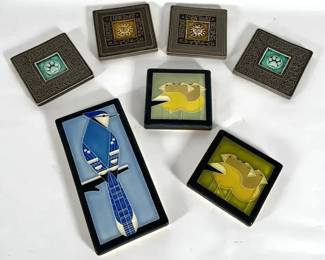 Handcrafted Charley Harper Motawi Tiles
