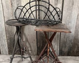 Adirondack Appalachian Rustic Style Folk Art Furniture Pieces