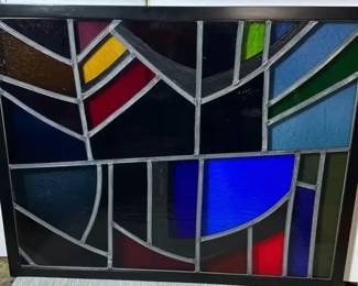 Stained Glass Hanging Panel