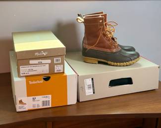 L.L. Bean Boot, Hunter Boot, Timberland Boot, Madewell Sneaker.
