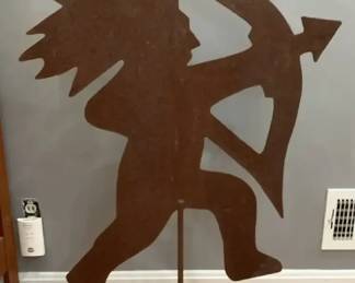 Folk Art Native American Archer Weathervane