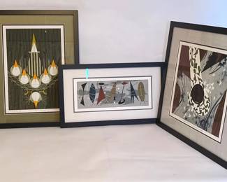Charley Harper Print Trio