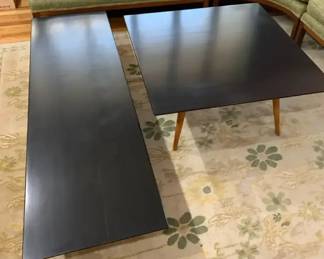 Modern Square Coffee Table and Rectangular Media Table