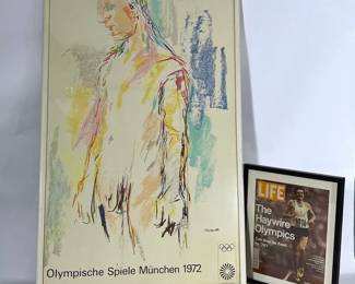 Olympics 1972 Kouros Poster by Oskar Kokoschka More
