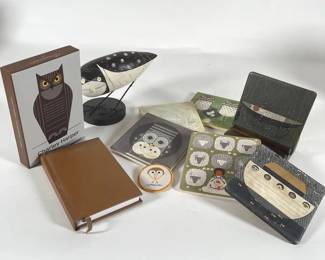 Charlie And Edie Harper Vintage Coasters Burrowing Owl Sculpture