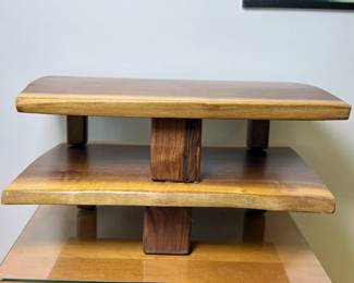 Handcrafted Liveedge Wooden StoolRiser