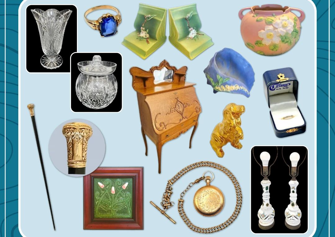 Waterford Crystal, Rookwood, & Roseville Pottery | PICKUP: Thursday, October 15th in Xenia, OH