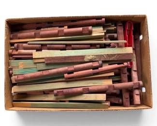 Mixed Box Of Lincoln Logs