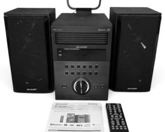 Sharp XLBH250 CD Player  Speaker System WORKS