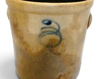 Antique Salt Glazed Bee Sting 3Gallon Stoneware Crock