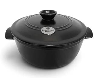 Emile Henry Flame Round Stewpot Dutch Oven France