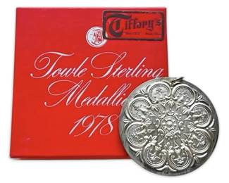 Towle Sterling Silver 1978 Christmas Ornament 20.31g