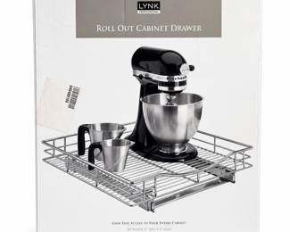 Lynk Professional 402021 Chrome Roll-Out Cabinet Drawer in Retail Box