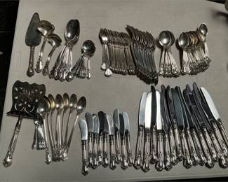 Gorham Chantilly Sterling Flatware Service, Approx. 3,230 g, Asparagus Server