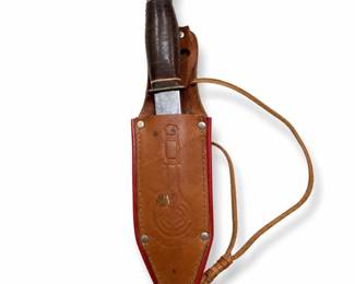 Edge 417 Professional Throwing Knife, Solingen, Germany, Bull's Eye Sheath
