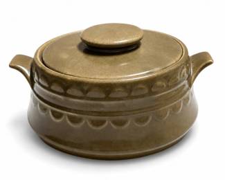 Homer Laughlin Sheffield Granada Green Covered Casserole