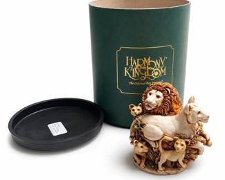 Harmony Kingdom Behold the King Lion Box, 1998 Royal Watch Club Exclusive