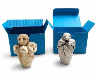 Adam Binder Special Moments Hoot N' Nanny Owl and Aquabatics Dolphin Boxes