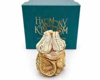 Harmony Kingdom Swamp Song Alligator Box by Peter Calvesbert, Retired, Boxed