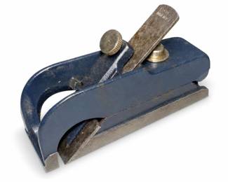 No. 75-Pattern Bullnose Rabbet Plane, Blue-Painted Cast Iron