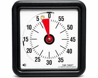 Time Timer 60-Minute Visual Timer with Audible Alert and Flip-Out Legs