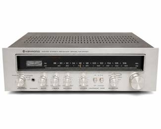 Kenwood KR-2090 AM-FM Stereo Receiver, Silver Faceplate, Made in Japan
