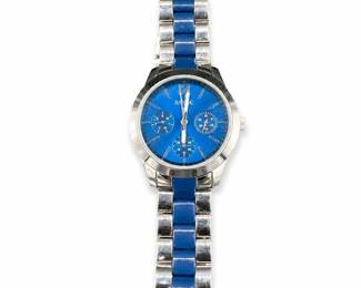 Relic by Fossil Blue Dial Multifunction Watch, Silver-Tone and Blue Bracelet