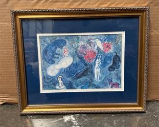 Marc Chagall Paradise (Le Paradis) Framed Reproduction Print