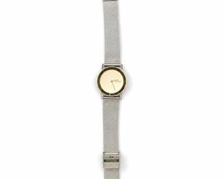 Skagen Denmark 39LGS Ultra Slim Two-Tone Quartz Watch with Mesh Bracelet